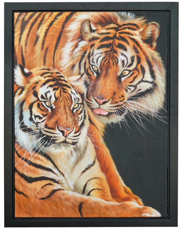 Casal de tigres – 60 X 80 cm Galeria de Arte Artemis Reproduction 6