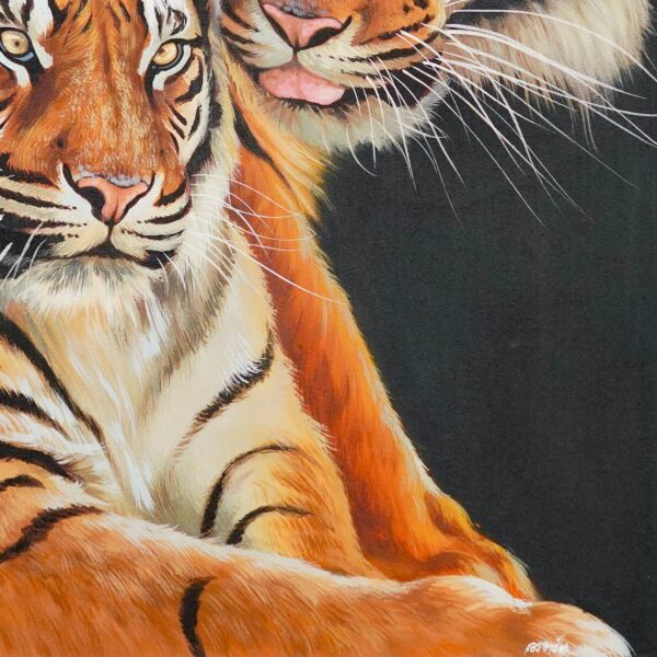 Casal de tigres – 60 X 80 cm Galeria de Arte Artemis Reproduction 5