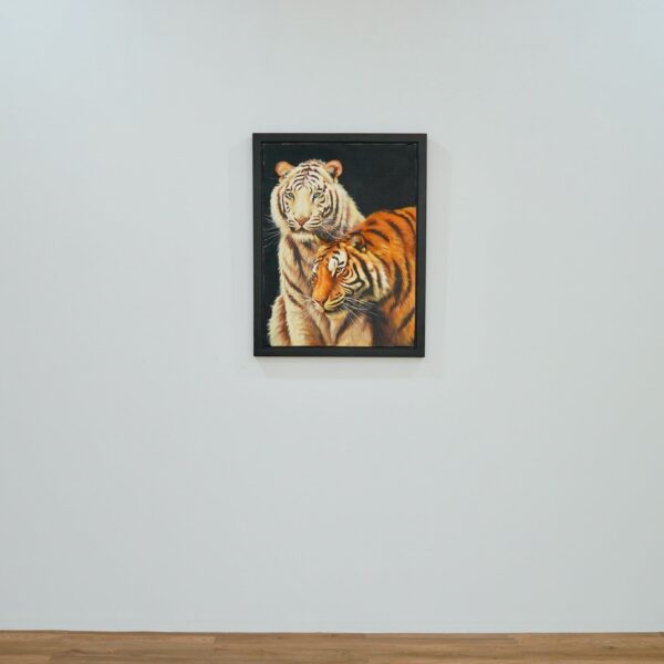 Casal de tigres brancos – 60 X 80 cm Galeria de Arte Artemis Reproduction 3