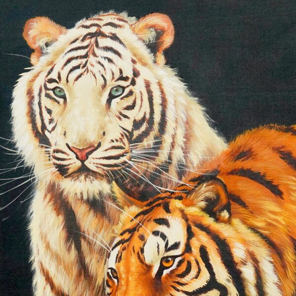 Casal de tigres brancos – 60 X 80 cm Galeria de Arte Artemis Reproduction 4