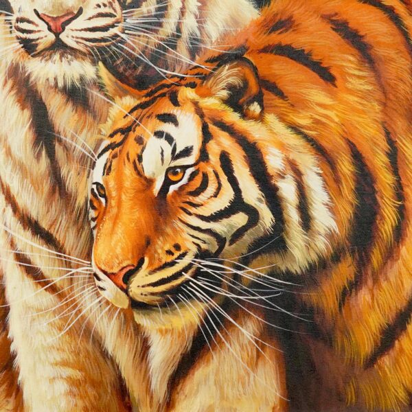 Casal de tigres brancos – 60 X 80 cm Galeria de Arte Artemis Reproduction 5