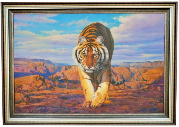 Tigre em caça – 150 x 100 cm Galeria de Arte Artemis Reproduction 2