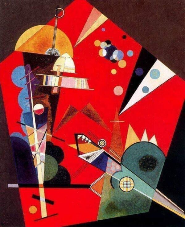 Tensão em Vermelho 1926 – Vassily Kandinsky Wassily Kandinsky Artemis Reproduction