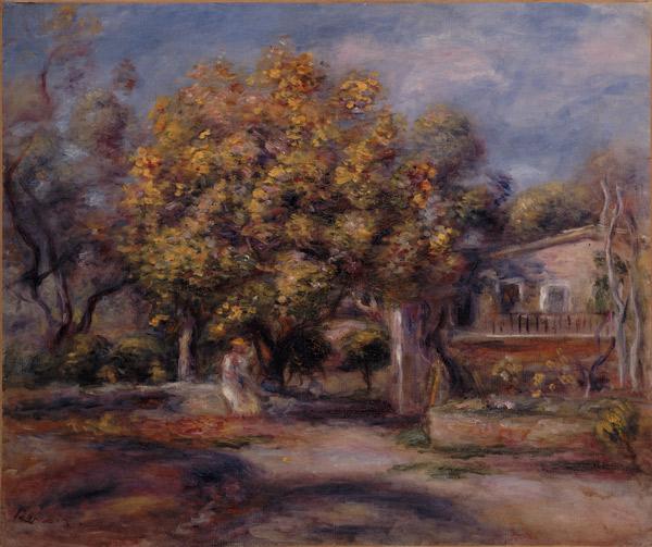 Entrada da casa e do jardim em Cagnes – Pierre-Auguste Renoir Pierre-Auguste Renoir Artemis Reproduction