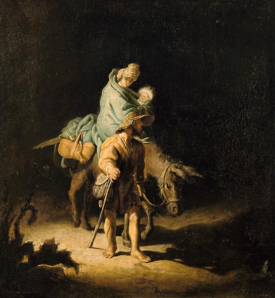 Evasão do Egito – Rembrandt van Rijn Rembrandt van Rijn Artemis Reproduction