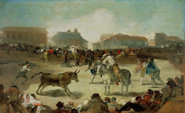 Uma corrida de aldeia – Francisco de Goya Francisco de Goya Artemis Reproduction