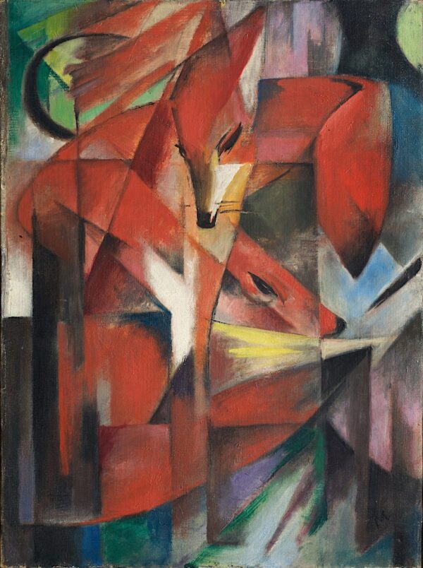 Os Raposas – Franz Marc Franz Marc Artemis Reproduction