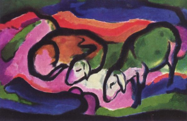 Ovelhas – Franz Marc Franz Marc Artemis Reproduction