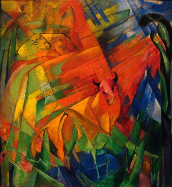 Animais em uma paisagem – Franz Marc Franz Marc Artemis Reproduction