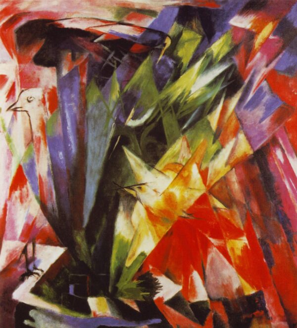 Pássaros – Franz Marc Franz Marc Artemis Reproduction