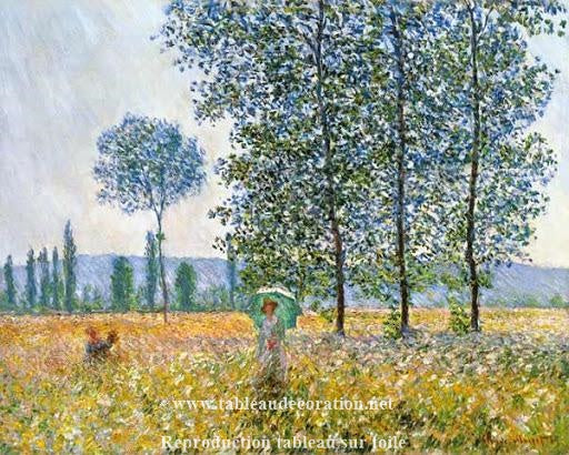 Campos na Primavera – Claude Monet Claude Monet Artemis Reproduction