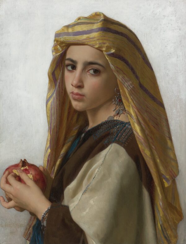 Menina com Granada – William Bouguereau William Bouguereau Artemis Reproduction