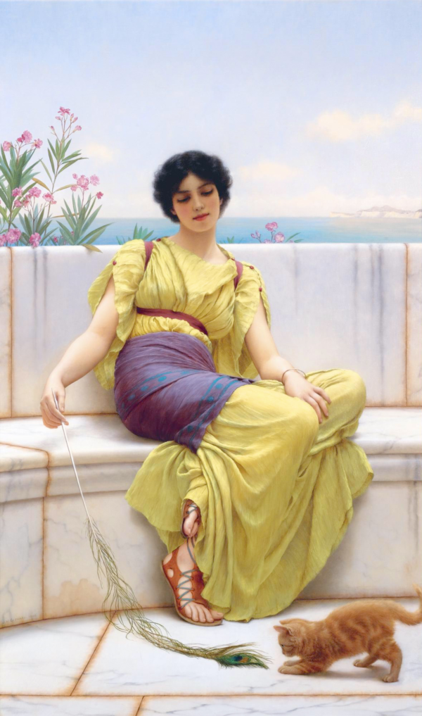 Oisiveté – John William Godward John William Godward Artemis Reproduction