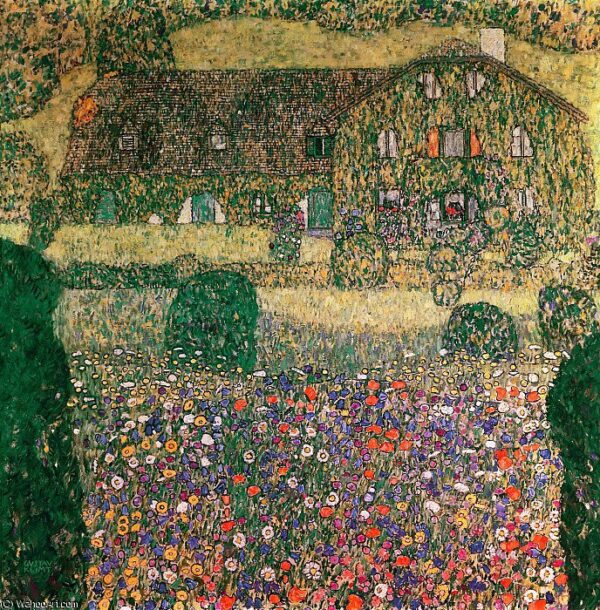 Casa de campo no Attersee – Gustav Klimt Gustav Klimt Artemis Reproduction