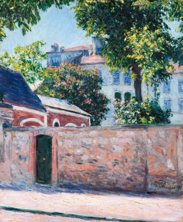 Casas em Argenteuil – Caillebotte Gustave Caillebotte Artemis Reproduction