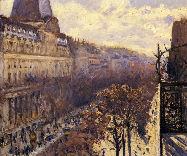 Boulevard dos Italianos – Caillebotte Gustave Caillebotte Artemis Reproduction