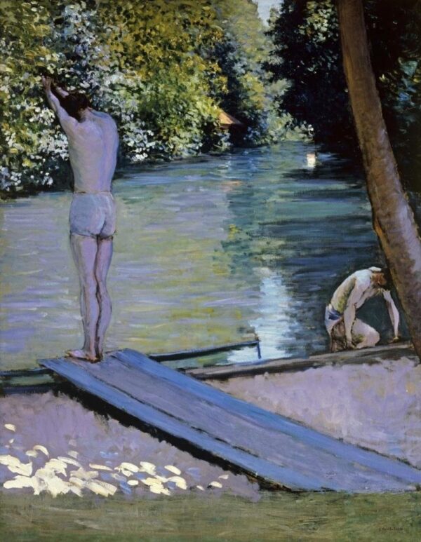 Banhos à beira do rio Yerres – Caillebotte Gustave Caillebotte Artemis Reproduction