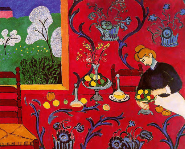 A mesa vermelha – Matisse Henri Matisse Artemis Reproduction