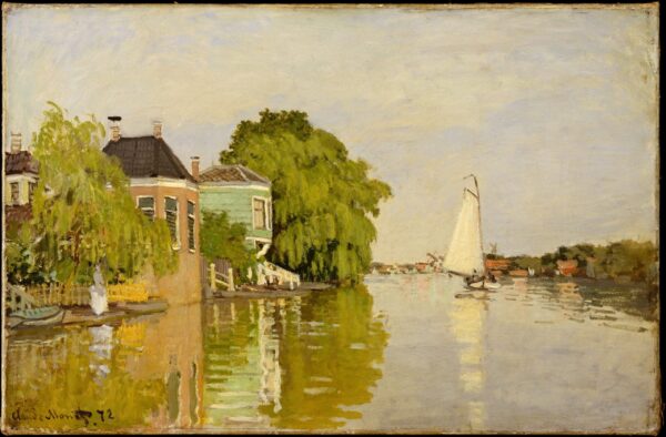 Casas na Achterzaan – Claude Monet Claude Monet Artemis Reproduction