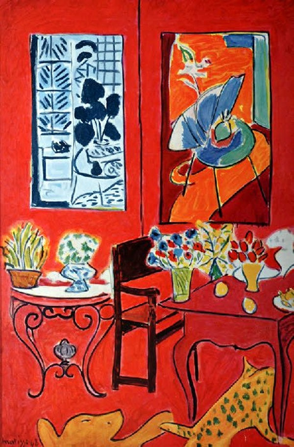 Grande interior vermelho – Matisse Henri Matisse Artemis Reproduction