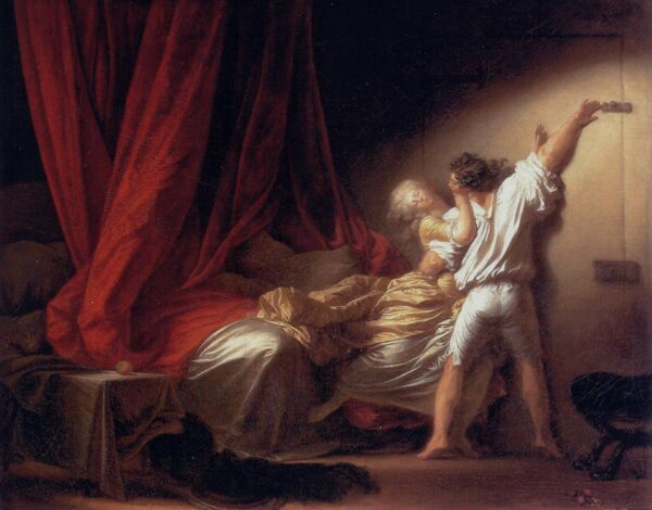 A fechadura – Jean-Honoré Fragonard Jean-Honoré Fragonard Artemis Reproduction