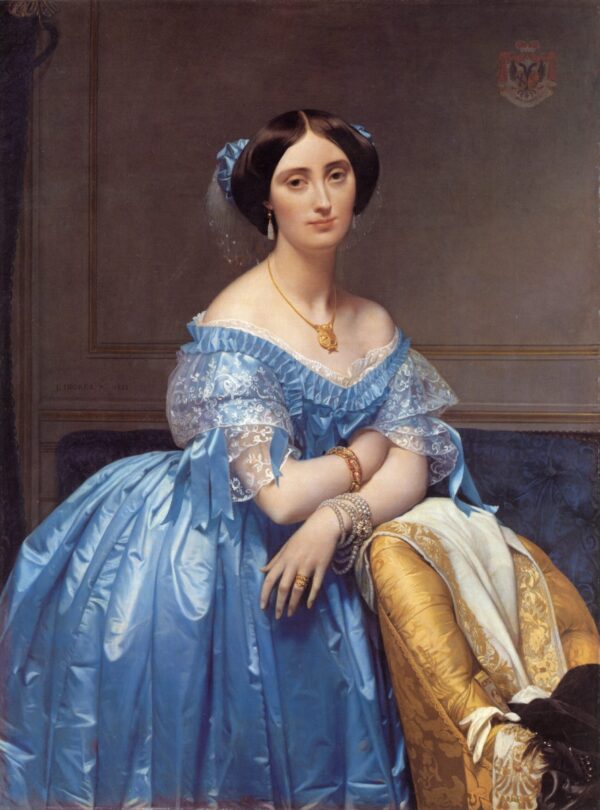 Retrato da Princesa Albert de Broglie – Jean-Auguste-Dominique Ingres Jean-Auguste-Dominique Ingres Artemis Reproduction