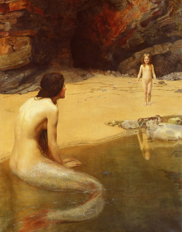 O bebê terrestre de John Collier John Collier Artemis Reproduction