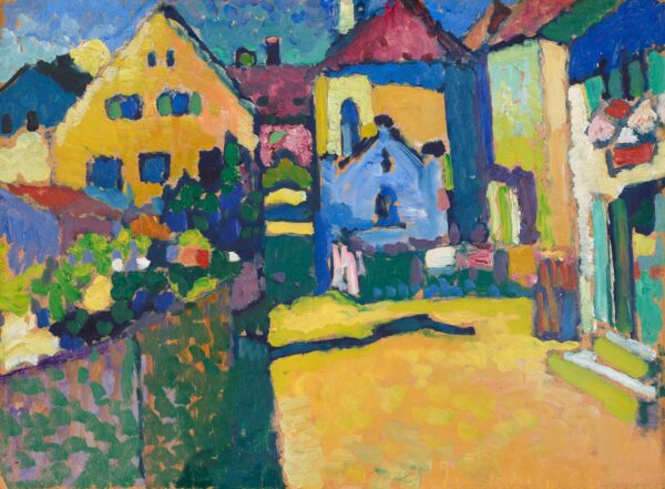 Grungasse em Murnau – Vassily Kandinsky Wassily Kandinsky Artemis Reproduction