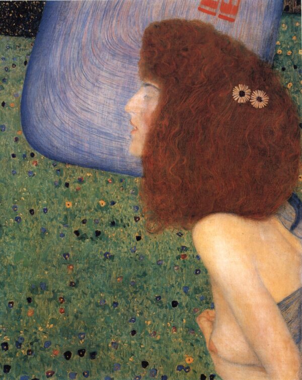 A jovem garota com véu azul – Gustav Klimt Gustav Klimt Artemis Reproduction