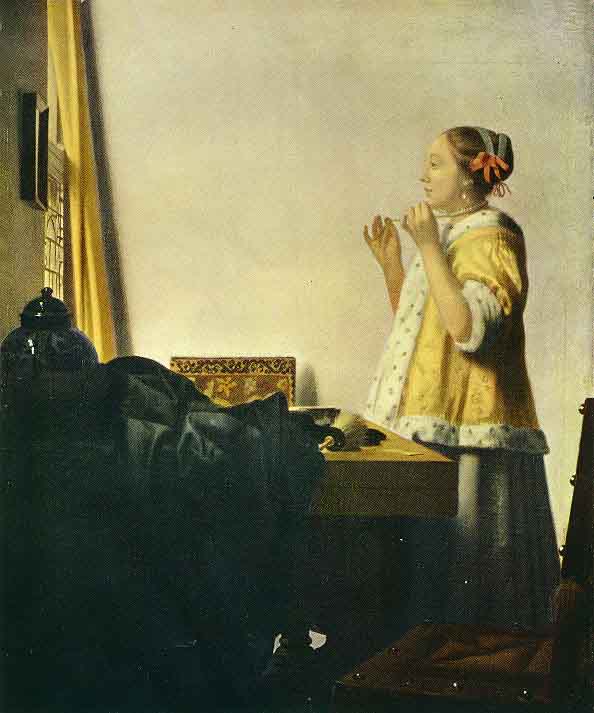 A Dama com o Colar de Pérolas – Johannes Vermeer Johannes Vermeer Artemis Reproduction