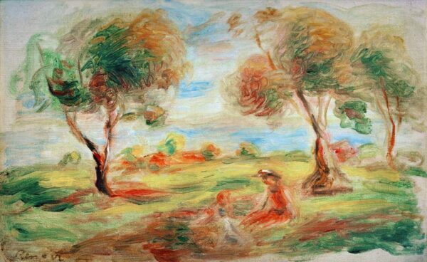 A paisagem perto de Cagnes – Pierre-Auguste Renoir Pierre-Auguste Renoir Artemis Reproduction