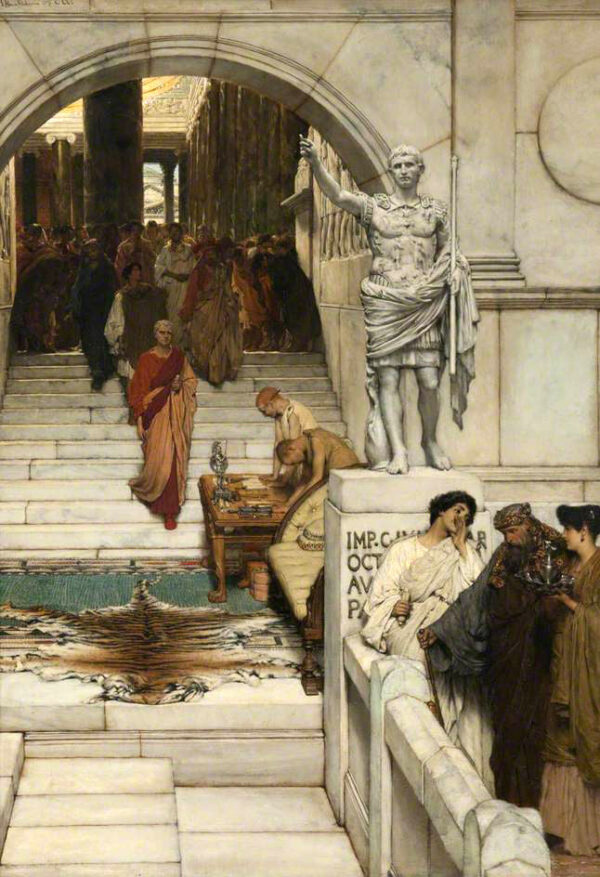 Uma audiência com Agripa – Lawrence Alma-Tadema Lawrence Alma-Tadema Artemis Reproduction