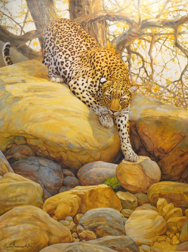 Lobo em Caça – Somchai – 250 x 180 cm Galeria de Arte Artemis Reproduction