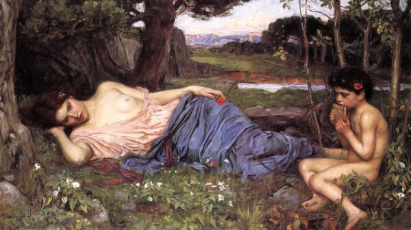 Ouvindo Seus Doces Sons – John William Waterhouse John William Waterhouse Artemis Reproduction