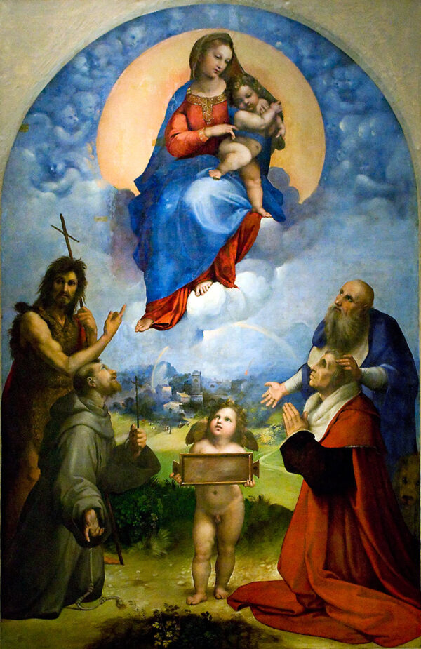 A Virgem de Foligno – Rafael (pintor) Rafael Sanzio Artemis Reproduction