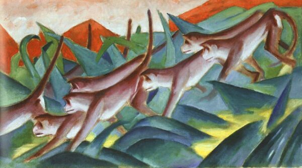 Frisos de macacos – Franz Marc Franz Marc Artemis Reproduction