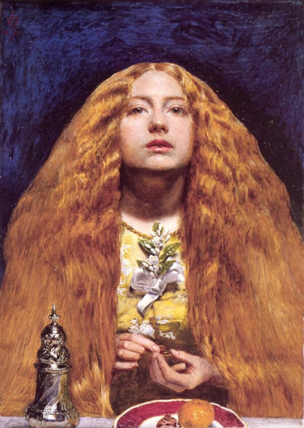 A dama de honra – John Everett Millais John Everett Millais Artemis Reproduction