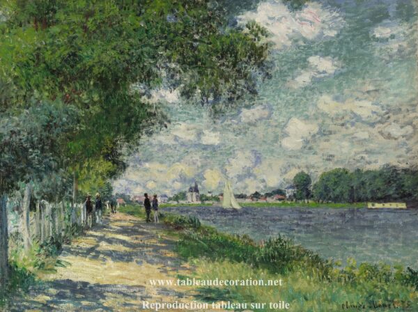 A Sena em Argenteuil – Pintura de Monet Claude Monet Artemis Reproduction