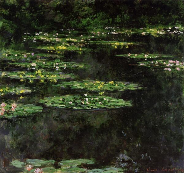 Os Ninféias – Claude Monet “Os Nenúfares” de Claude Monet Artemis Reproduction