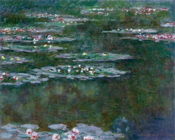 Ninféias 1904 – Claude Monet “Os Nenúfares” de Claude Monet Artemis Reproduction