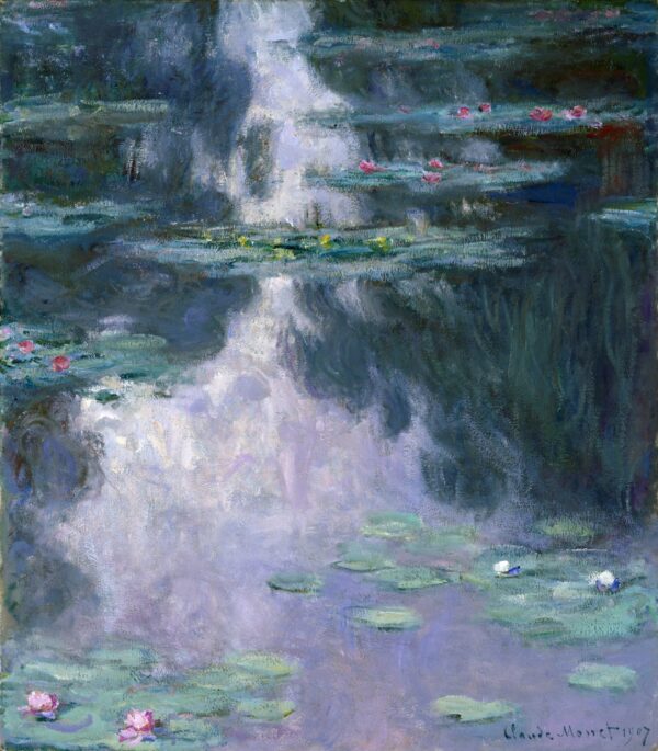 Os Ninféias 1907 – Claude Monet “Os Nenúfares” de Claude Monet Artemis Reproduction