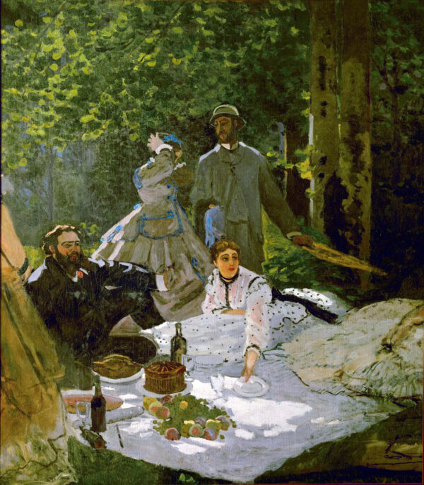 O Almoço na Relva (parte direita) – Claude Monet Claude Monet Artemis Reproduction