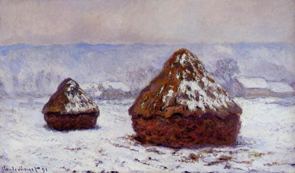 Meules, efeito de neve de Claude Monet Claude Monet Artemis Reproduction