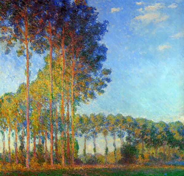 Álamos à beira do Epte, vista do pântano – Claude Monet Claude Monet Artemis Reproduction