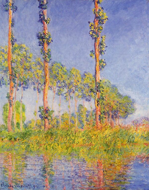 Três Pópulos, efeito de outono – Claude Monet Claude Monet Artemis Reproduction