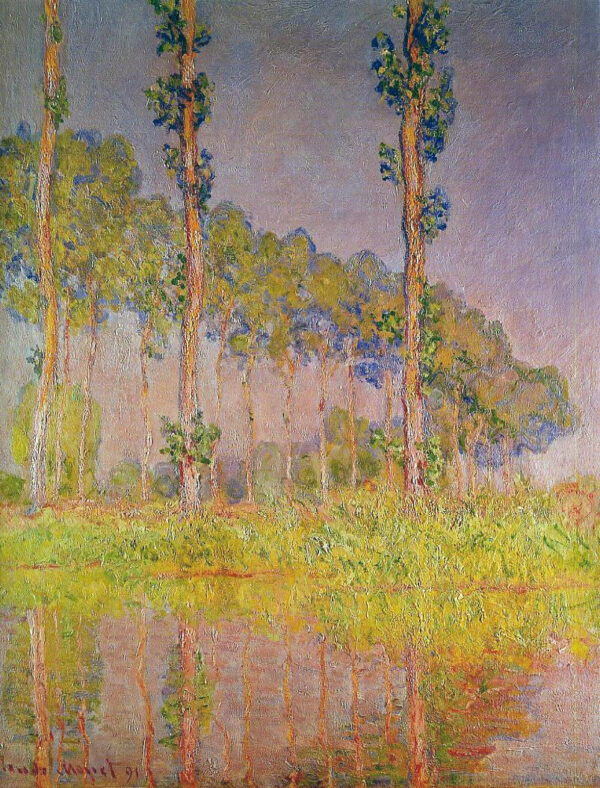 Os Três Árvores, primavera – Claude Monet Claude Monet Artemis Reproduction