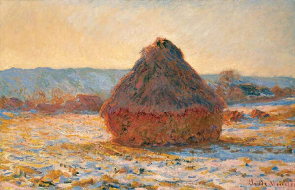 Moenda, efeito de neve, sol – Claude Monet Claude Monet Artemis Reproduction