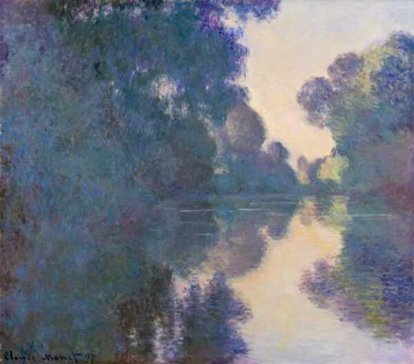 O Amanhecer sobre o Sena, tempo limpo – Claude Monet Claude Monet Artemis Reproduction