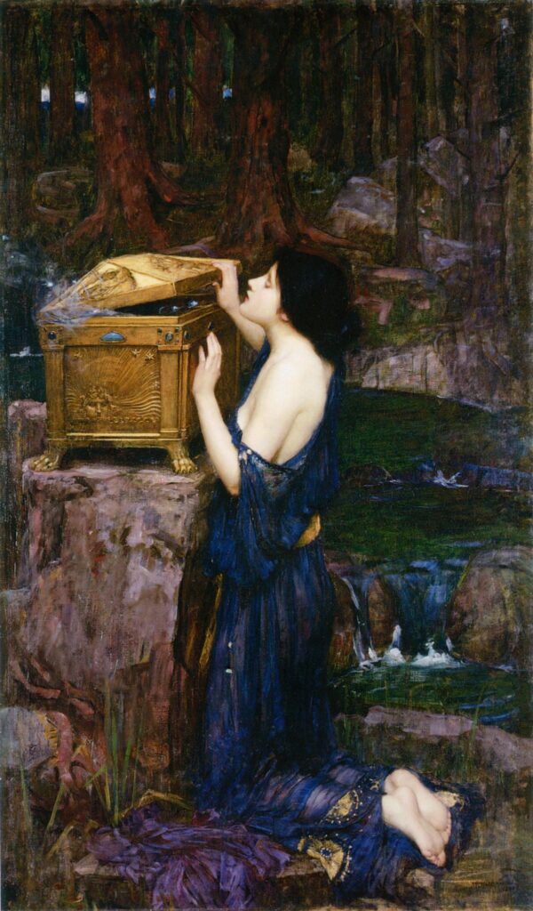 Pandora – John William Waterhouse John William Waterhouse Artemis Reproduction