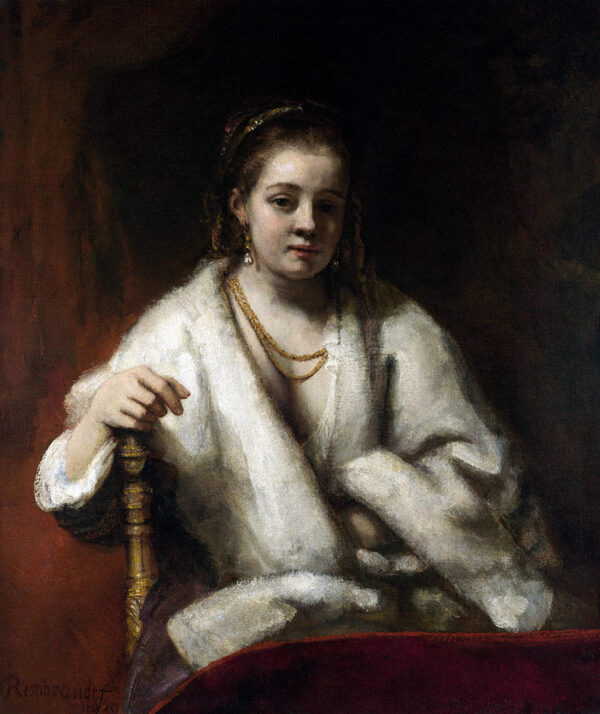 Retrato de Hendrickje Stoffels – Rembrandt van Rijn Rembrandt van Rijn Artemis Reproduction